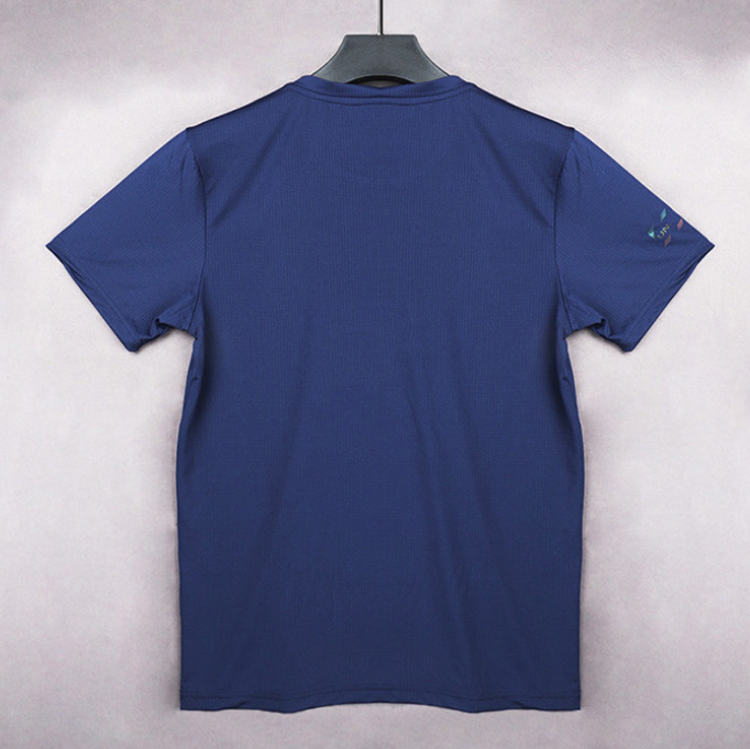 T-shirt compression Under Gear bleu